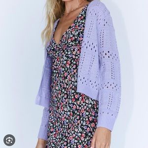 Lialah Cardigan purple size xs/s from Princess Polly